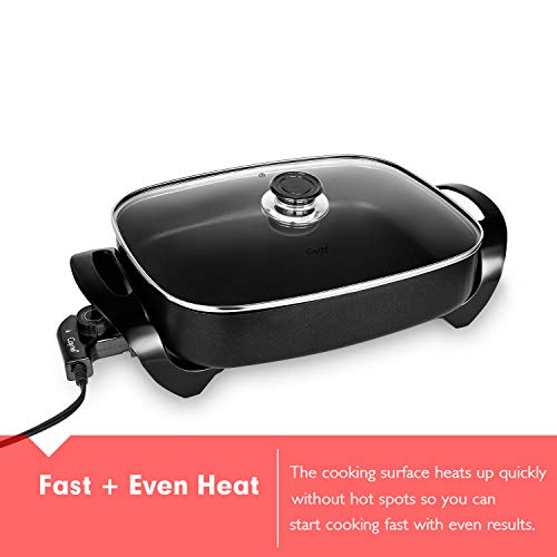 1 Professional+Aluminum+Non+stick+Electric+Skillet
