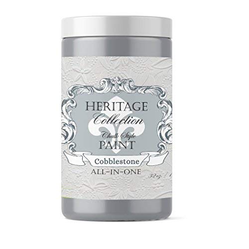Cobblestone, Heritage Collection All In One Chalk Style Paint (NO WAX!) (16oz)