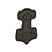 M-Tac Morale Patch Mjölnir - PVC Patches for Vest, Backpacks, Hats - Tactical Military Patch with Hook Fastener Backing