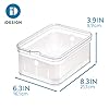 iDesign-71640EU-Fridge-Storage-Box-for-Fruit-and-Berries-Kitchen-Storage-Made-of-BPA-Free-Plastic-Kitchen-Organiser-for-Food-with-Built-in-Drip-Tray-Clear-216-cm-x-165-cm-x-95-cm iDesign71640EU Refrigerator Box for Fruit and Berries, BPA-free Plastic Storage Container, Kitchen Food Box with…