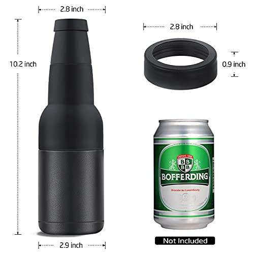 Stepstall Beer Bottle and Can Cooler with Beer Opener, 12 oz. Slim Can
