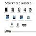 Aimus Phone Charger Cable, 3 Pack 0.4FT+4FT+6FT Data Cable Line with LED Light USB Charger Cable Gaming Charging Cable Cord Compatible with iPhone X/8/8 Plus/7/7 Plus/6/6s/5/5S, iPad and iPod- White