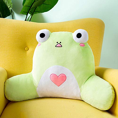 Mlotus Lovely Frog Kids Bedrest Pillow Plush Cute Bed Rest Pillows