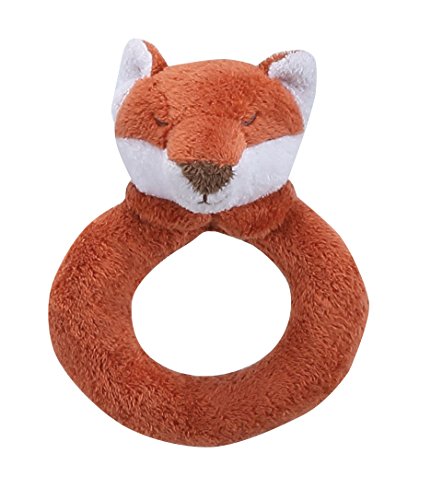 Angel Dear Fox Blankie & Ring Rattle Set.