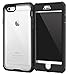 iPhone 6s Plus Case, roocase [Glacier TOUGH] iPhone 6 Plus (5.5-inch) Hybrid Scratch Resistant Clear PC / TPU Armor Full Body Protection Case Cover with Built-in Screen Protector for Apple iPhone 6 Plus, Granite Black