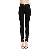 Vibrant Women’s Denim Skinny Jeans – Super Stretch High Waisted Classic Casual Slim Fit Pants