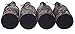 Authentic Hunting Camouflage Neoprene Beer Bottle Coolers with Zippers, Coolies, Set of 4