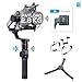 FeiyuTech Feiyu AK2000 3-Axis Handheld Gimbal Stabilizer with LCD Touch Panel Compatible with Canon/Panasonic/Sony/Nikon Cameras, MAX Payload 6.17 LB, M4 Kernel MCU