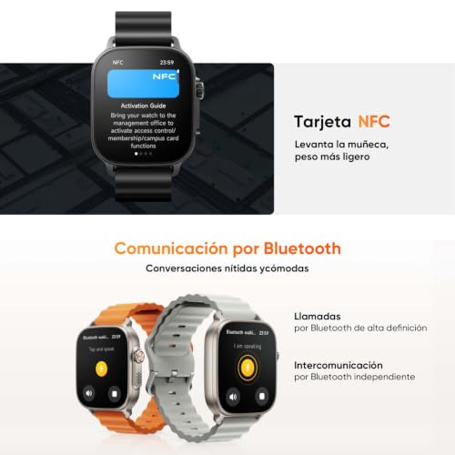 realme Watch 5 Smartwatch con batteria di 20 giorni, smartwatch con 108 modalità sportive, monitor della salute, smartwatch IP68, NFC, argento