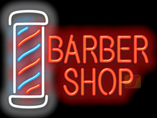 Barber Shop Pole Neon Sign