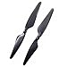 Father's Day Deal! Contixo 4-pcs Main Blades Propellers Extra Spare Replacement Parts for Contixo F17 RC Quadcopter Drones Black