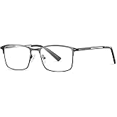 LKEYE Distance Nearsighted Glasses Blue Light Glasses Men Women Metal Spring Hinge Myopia Eyeglasses