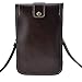 Volcanic Rock Women Shoulder Bag PU Leather Crossbody Purse and Handbags Mini Cellphone Pouch Wallet Bag(237-Coffee)