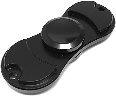Fidgend Fidget Spinner, EDC hand Spinner High Speed Stainless Steel Bearing Stress Reducer Relief Finger Toy for ADD, ADHD, Anxiety, and Autism Adult Children Killing Time Black