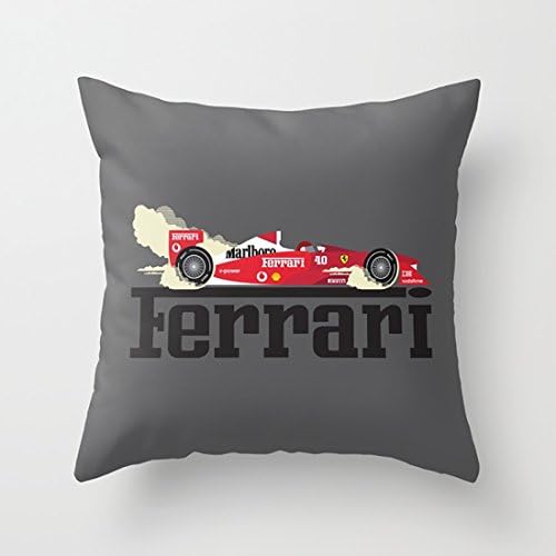 CuteeLopihs Cushion Cover Ferrari F1 Throw Pillow Cover Square Decorative Cushion Cover Pillowcase