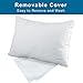 My Perfect Nights Toddler Pillow With Pillowcase 13 x 18 White