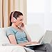 WXY Bluetooth Headphones Over Ear, Foldable Wireless Wired Bluetooth 4.2 Headphones Microphone, on Headsets Volume Control Kids Women in Cell Phones iPhone TV PC, Rose Gold