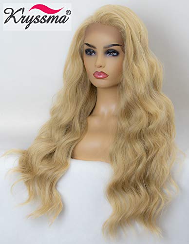 Goldilocks Wig Blonde - K'ryssma Blonde Lace Front Wig Long