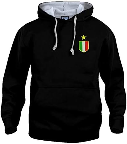 Juventus 1972-1976 Football Hoodie Sizes S-XXXL Embroidered Logo