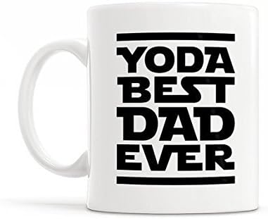 Father Coffee Mug, Papa Mug, Yoda Best Dad Ever Mug, Funny Gift for Dad, Funny Coffee Mug, Fathers Day Gift, Daddy Mug, Gift for Father from Daughter Son