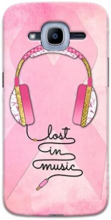 Fundook® Designer Printed Back Cover/Hard Case for Samsung Galaxy J2 Pro (Head Phones Design/Quotes/Signs/Symbols) - J156
