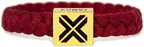 Electric Family Electric Burgundy On Gold Bracelet | Burgundy/Gold