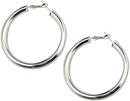 925 silver plated earings 5mm skeleton circle