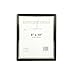 NuDell 8 x 10 Inches  EZ Mount Document Frame Plastic Face, Black with  Gold Trim