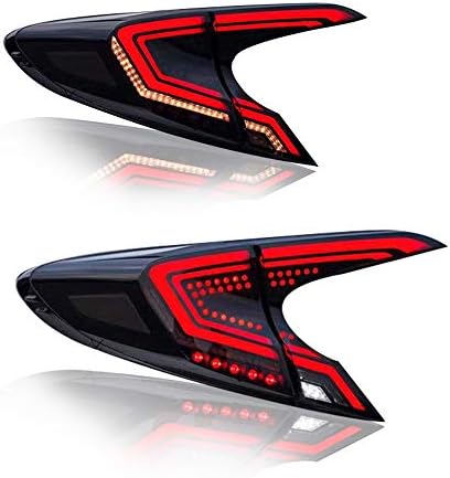 新しいled灯台アセンブリfor Toyota C Hr 17 19 Ledバックライトブレーキバックライトバックリアライトランプdrl車の テールライト Forトヨタc Hr 1年間の保証 1ペア