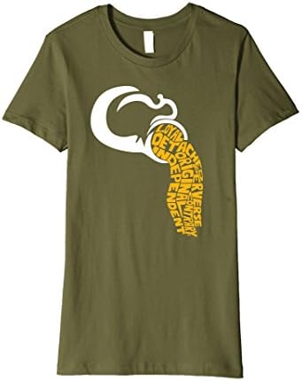 Womens Zodiac Sign Shirt: Aquarius T-Shirt Medium Olive