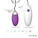 ROWAWA Bullet Vibrator Sex Toys for Women Multi-Speed Egg Vibrator Waterproof Adult Toys Remote Vibrator (Purple)