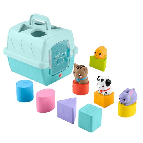 FP Pets Transportín Clasifica y Guarda, Juguete para clasificar Formas con Actividades de motricidad Fina para bebés a Partir de 6 Meses, HTW93