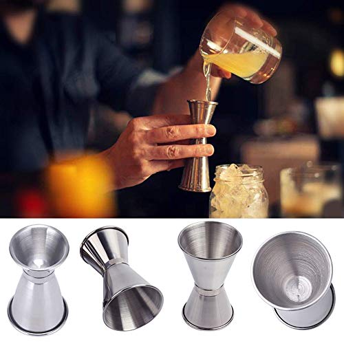 Aulpon Muddler and Mixing Spoon with Jigger for Cocktail 8in Stainless