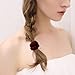 Ondder Velvet Scrunchies Hair Scrunchy Elastics Bobble Hair Bands Headbands Women Scrunchies Hair Ties Ponytail Holder for Women, 8 Pieces