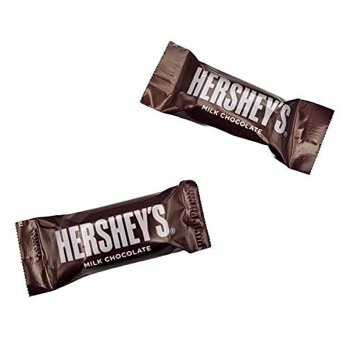 Hershey's Milk Chocolate Miniature Candy Bars Individually Wrapped