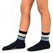 TeeHee Little Boys Basic Cotton Crew Socks 6 Pair Pack (3-5 Years, Sports Stripe)