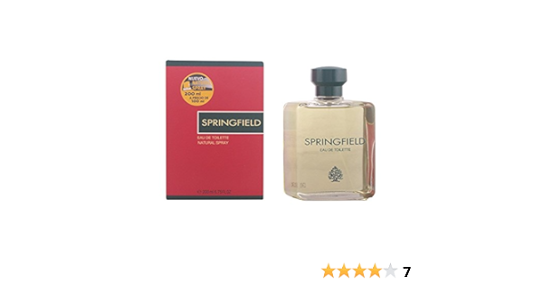 SPRINGFIEL Eau De Toilette 200ML PRECIO 100ML: Amazon.es: Salud y cuidado personal