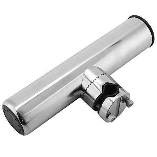 1 Stück Edelstahl Turnier-Stil Klemme, Schienenhalterung Rutenhalter Boot Angelrutenhalter Zubehör für Schienen… – Bild 8