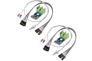 XINGYHENG 2Pcs DC 3-5V MAX6675 Themocouple Module Mini Board and 2Pcs K Type Themocouple Temperature Sensor with Cable Cord