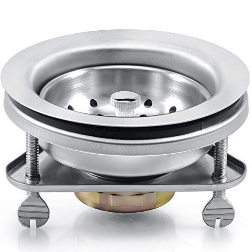 KONE 31/2 Inch Kitchen Sink Drain Assembly Strainer Basket/Stopper