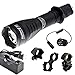 Orion H30 Red Premium Long Range Predator Hog Varmint Hunting Rechargeable Flashlight Light Kit with Mounts Remote Pressure Switch