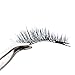 Highpot Ultra-thin 0.2mm Magnetic Eye Lashes 3D Reusable False Magnet Eyelashes (A)