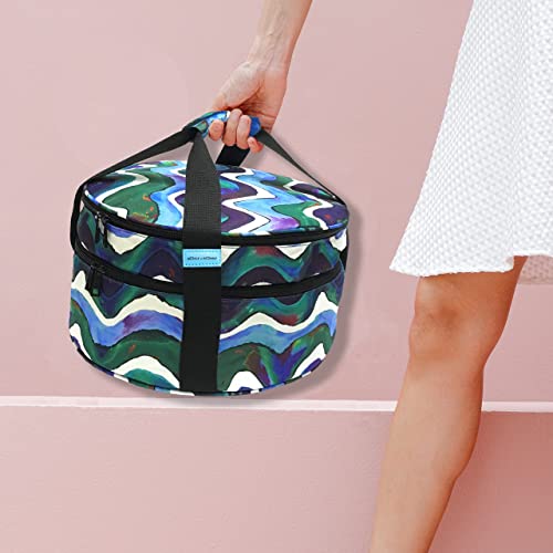 Pie Carrier, Round Casserole Carrier, Insulated Casserole Carrier