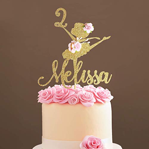 Ballerina Cake Topper Ballerina Centerpieces Ballerina Party Birthday Decorationscustom Ballerina Cake Topper