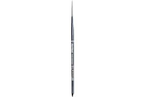 da Vinci Watercolor Series 1505 Maestro Paint Brush, Extra Short Retouch/Spotter Kolinsky Red Sable, Size 5/0 (1505-5/0)