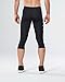 2XU Men's Hyoptik 3/4 Compression Tights
