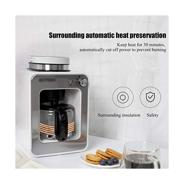 WGYDREAM Kaffeemaschine Kaffeevollautomat Kaffeemaschine Automatische Kaffeemaschine Kaffeemühle Brew AMERICAL DRIP… – Bild 3