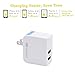 Galaxy S6 S7 Note 5 Edge Plus Charger, Earldom 2.4 AMP Dual Port Wall Charger For Samsung,HTC,Nokia,Blackberry and More Device (5 Foot Micro USB Charging Cable Incouded)