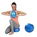 Exercise Ball - Stability Ball for Pilates, Yoga, Barre, Training and Physical Therapy- Improves Balance, Core Strength, Back Pain & Posture- Comes with Straw(2 Pcs) (Blue)