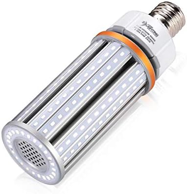 54W High Output LED Corn Light For 250-300W MH/HID/HPS Replacement, 7560 Lumens, UL Listed, DLC Qualified, 100-277VAC, LED Street Lighting, High Bay Lighting, EX39 Mogul Base (5000K Cool White)